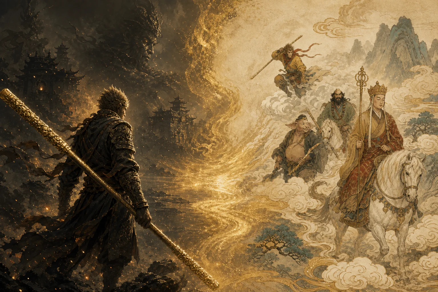Black Myth: Wukong and Journey to the West — game action meets classical myth