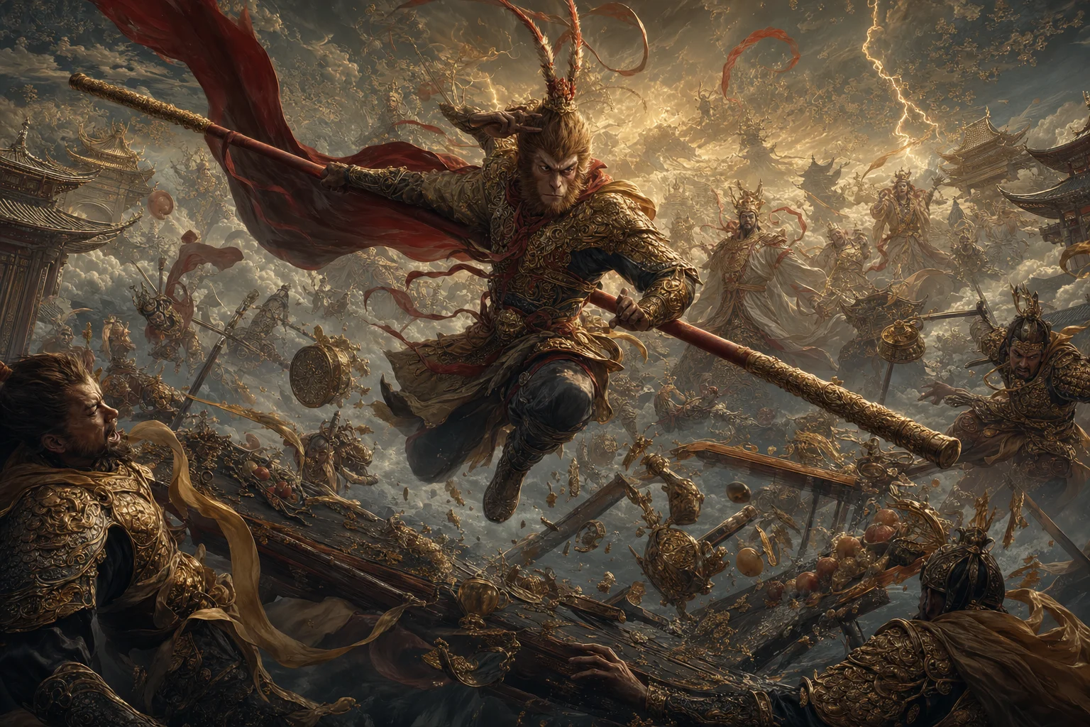 Sun Wukong's Havoc in Heaven — rebellion against the Jade Emperor's court