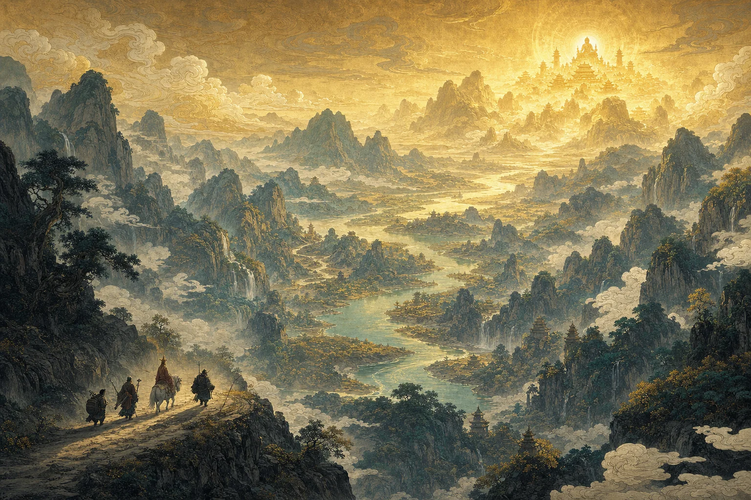 The long road west toward the Western Heaven — 81 tribulations lie ahead