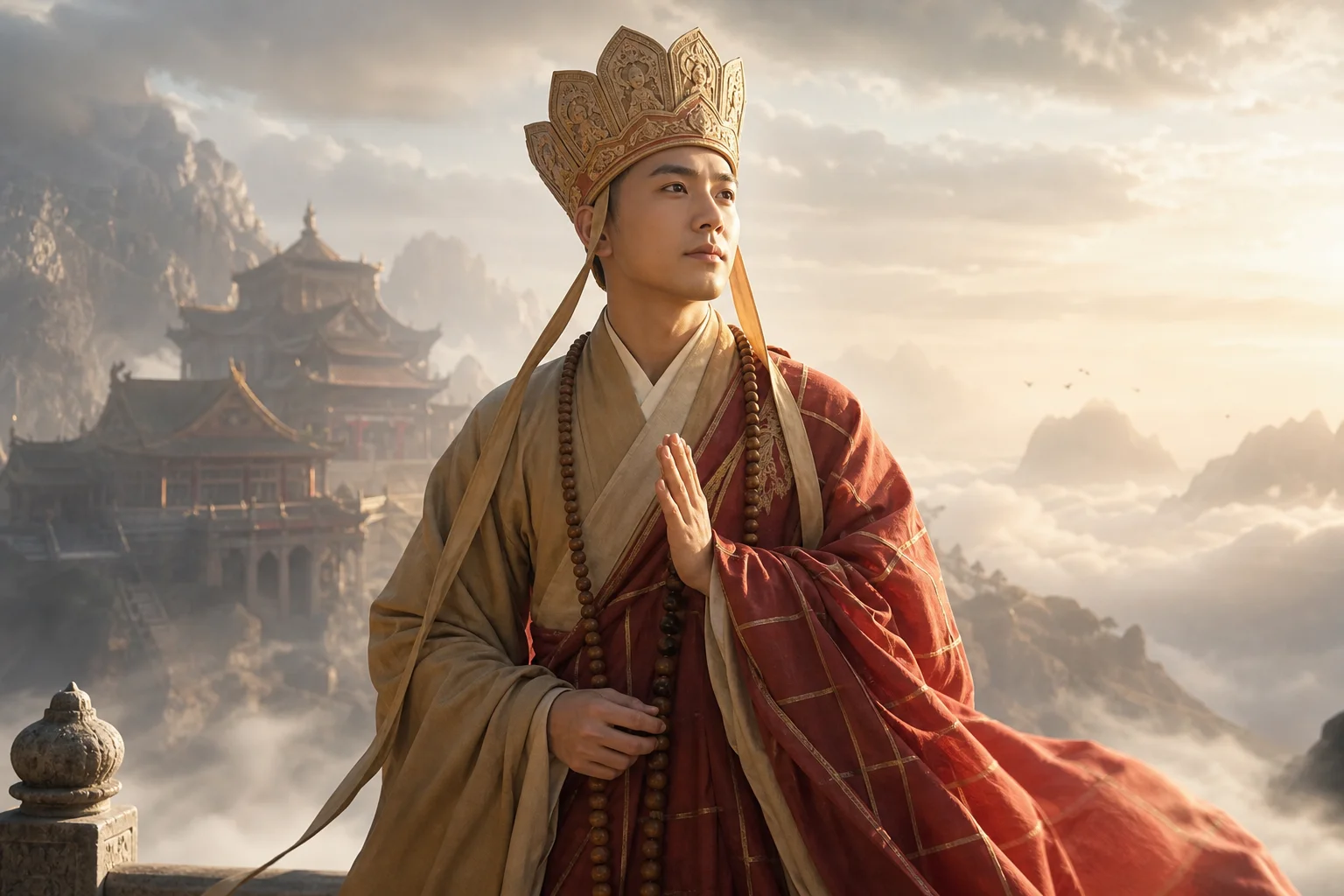Tang Sanzang — the Buddhist monk at the center of the scripture pilgrimage