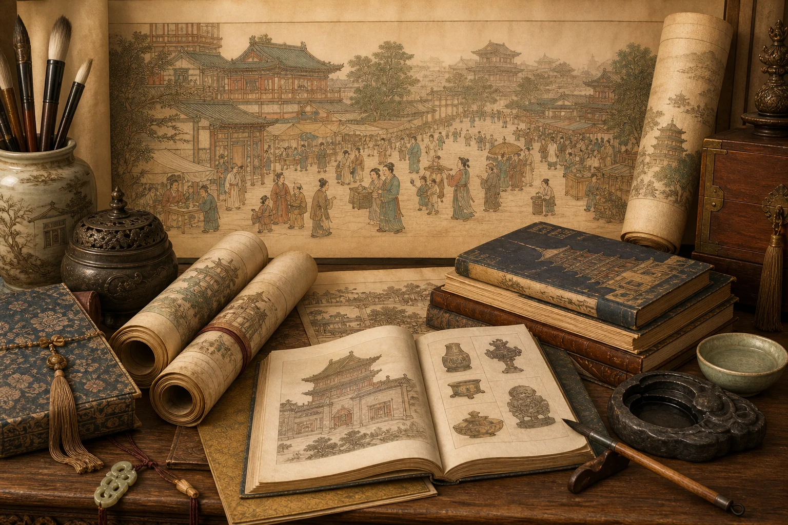 Books, scrolls, and museum collections — further reading for The Bustling World fans