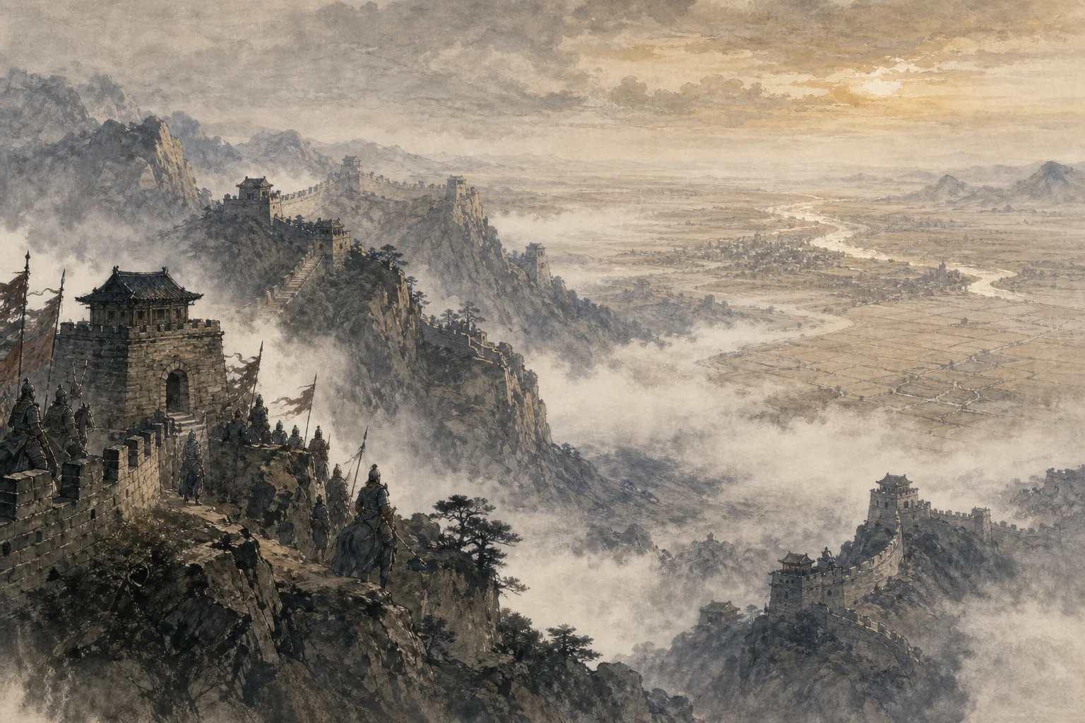 Mountain passes and frontier fortifications of Yan Yun — the northern gateway to the Central Plains