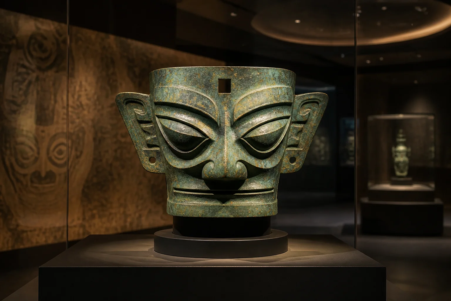 Sanxingdui bronze mask — digital museum resources for understanding the game's visual language