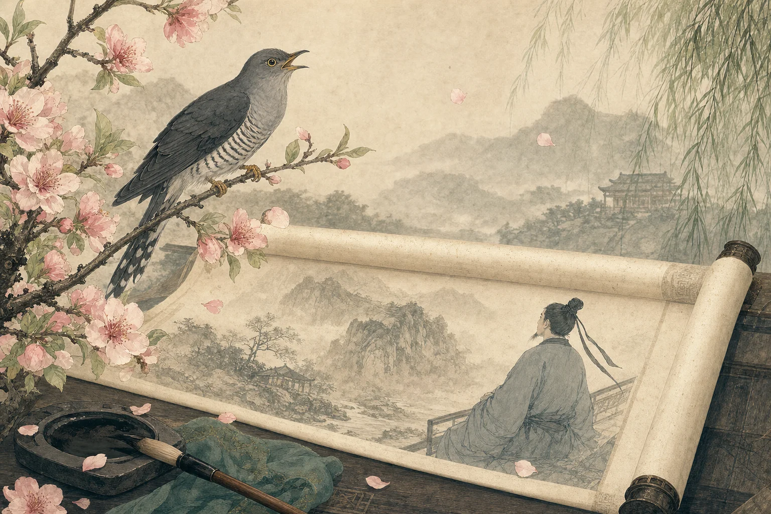 Classical Chinese chronicles and poetry — Huayang Guo Zhi and Du Yu cuckoo legend context